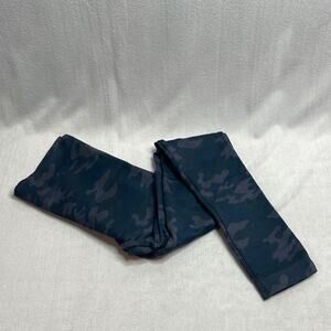 Spanx Black and Gray Camo High Rise Leggings Size M